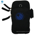 Competitive Price Multifunctional Double Pockets Sports Phone Arm Bag with Headphone Hole